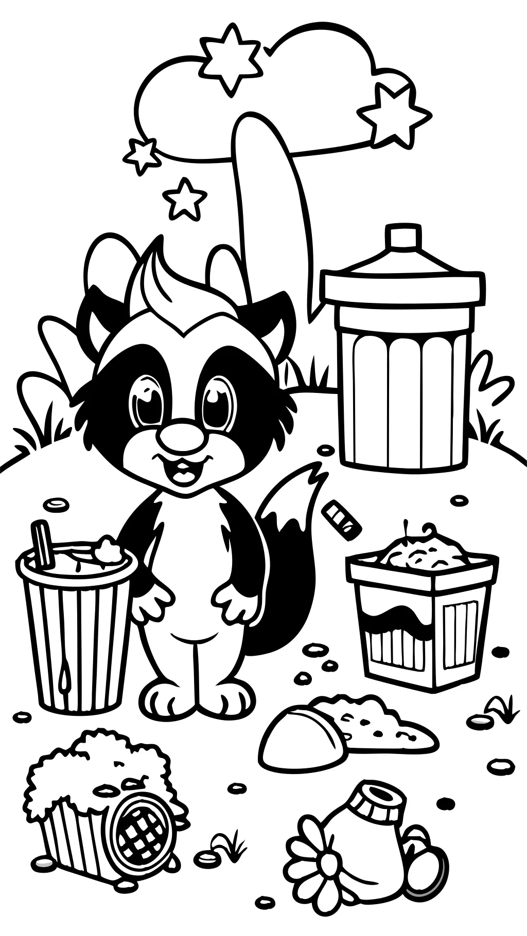 stinky and dirty coloring pages